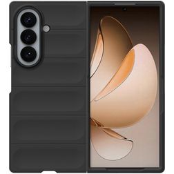 Mobigear Bumpy Samsung Galaxy Z Fold 8 Ultra Hoesje Flexibel TPU Backcover - Zwart