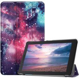 Mobigear Tri-Fold Lenovo Tab E8 Hoes Bookcase - Heelal