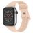 Mobigear Sport Dual Siliconen Apple Watch Bandje Druksluiting - 49/46/45/44 mm - Pastelroze