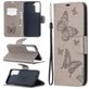 Mobigear Butterfly Samsung Galaxy S21 Plus Hoesje Bookcase Portemonnee - Grijs