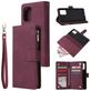 Mobigear Zipper Samsung Galaxy S10 Lite Hoesje Bookcase Portemonnee - Rood