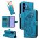 Mobigear Butterfly Samsung Galaxy S26 Plus Hoesje Bookcase Portemonnee - Blauw