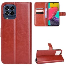 Mobigear Wallet Samsung Galaxy M33 Hoesje Bookcase Portemonnee - Bruin