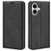 Mobigear Retro Slim iPhone 17 Hoesje Bookcase Portemonnee - Zwart
