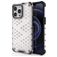 Mobigear Honeycomb iPhone 14 Plus Hoesje Hardcase Backcover Shockproof - Wit