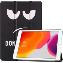 Mobigear Tri-Fold iPad 9 (2021) Hoes Bookcase - Do Not Touch