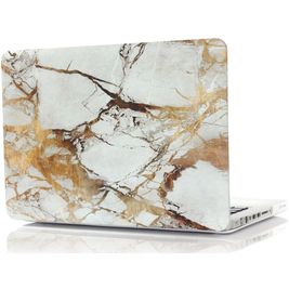 Mobigear Marble MacBook Pro 13 Inch (2008-2012) Hoes Hardshell Laptopcover MacBook Case - Bruin - Model A1278