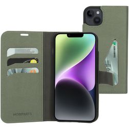 Mobiparts Classic Wallet iPhone 14 Plus Hoesje Bookcase Portemonnee - Stone Green