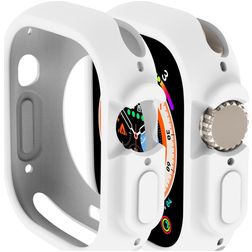 Mobigear Colors Apple Watch Ultra - 49 mm Hardcase Hoesje - Wit