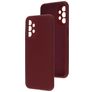 Mobiparts Samsung Galaxy A23 Siliconen Hoesje Backcover - Plum Red