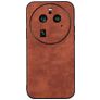Mobigear Fabric OPPO Find X6 Pro Hoesje Hardcase Backcover - Bruin