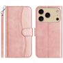 Mobigear S Line iPhone 17 Pro Max Hoesje Bookcase Portemonnee - Roségoud