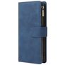 Mobigear Zipper Samsung Galaxy A71 Hoesje Bookcase Portemonnee - Blauw