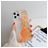 Mobigear Marble iPhone 12 Pro Max Hoesje Flexibel TPU Backcover - Oranje