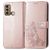 Mobigear Clover POCO X3 GT Hoesje Bookcase Portemonnee - Roségoud