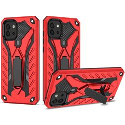 Mobigear Armor Stand Samsung Galaxy A03 Hoesje Hardcase Backcover Shockproof met Standaard - Rood