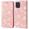 Mobigear Daisies iPhone 12 Pro Max Hoesje Bookcase Portemonnee - Roze