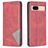 Mobigear Rhombus Slim Google Pixel 8a Hoesje Bookcase - Rood