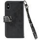 Mobilize Gelly Zipper iPhone XS Max Hoesje Uitneembare 2in1 Clutch - Zwart