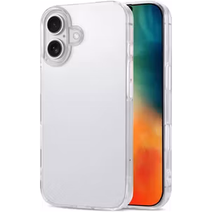 Mobigear Basics Doorzichtig iPhone 16 Hoesje Flexibel TPU Backcover - Transparant