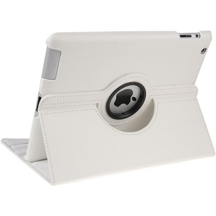 Mobigear DuoStand iPad 4 (2012) Hoes Draaibare Bookcase - Wit