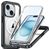Mobigear Rugged Mag iPhone 15 MagSafe Hoesje Hardcase Backcover Shockproof - Zwart