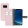 Mobiparts Saffiano Wallet Samsung Galaxy S8 Hoesje Bookcase Portemonnee - Roze