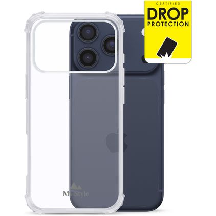 My Style Protective Flex Doorzichtig iPhone 17 Pro Hoesje Flexibel TPU Backcover Shockproof - Transparant