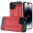 Mobigear Outdoor iPhone 14 Pro Max Hoesje Hardcase Backcover Shockproof - Rood