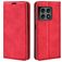Mobigear Retro Slim OnePlus 10 Pro Hoesje Bookcase Portemonnee - Rood