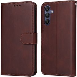 Mobigear Wallet Samsung Galaxy A17 Hoesje Bookcase Portemonnee - Bruin