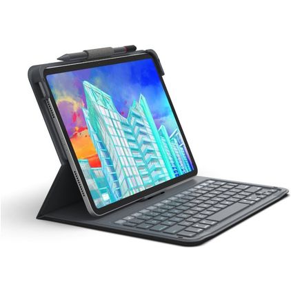 ZAGG Messenger Folio 2 iPad 11 (2025) Hoes QWERTY Bluetooth Toetsenbord Bookcase - Zwart
