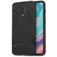 Mobigear Armor Stand OnePlus 6T Hoesje Hardcase Backcover Shockproof met Standaard - Zwart