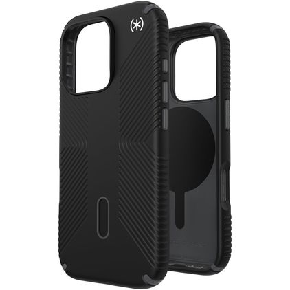 Speck Presidio2 Grip iPhone 16 Pro MagSafe Hoesje Hardcase Backcover Shockproof - Zwart