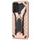 Mobigear Armor Stand Samsung Galaxy A03s Hoesje Hardcase Backcover Shockproof met Standaard - Roségoud