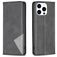 Mobigear Rhombus Slim iPhone 16 Pro Hoesje Bookcase - Zwart