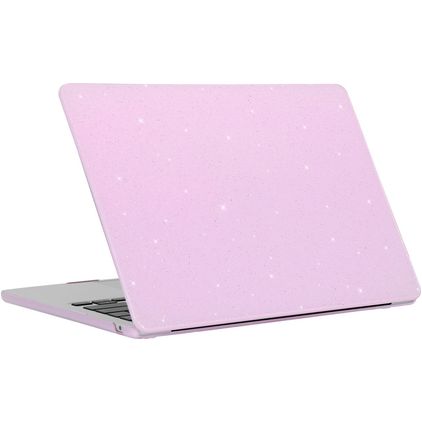 Mobigear Sparkling Cream MacBook Air 13 Inch (2022-2026) Hoes Hardshell Laptopcover MacBook Case - Paars - Model A2681 / A3113 / A3240 / A3449