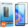 Mobigear Premium OPPO A76 Glazen Screenprotector - Case Friendly - Zwart (3-Pack)