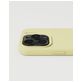 Nudient Base iPhone 15 Pro Siliconen Hoesje Backcover - Pale Yellow