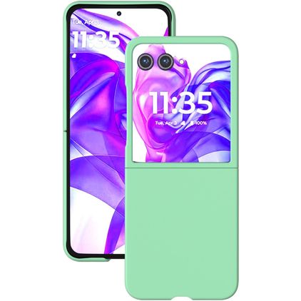 Mobigear Colors Motorola Razr 50 Ultra Hoesje Hardcase Backcover - Groen