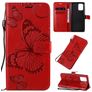 Mobigear Butterfly Samsung Galaxy S10 Lite Hoesje Bookcase Portemonnee - Rood