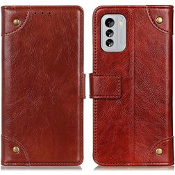 Mobigear Ranch Nokia G60 5G Hoesje Bookcase Portemonnee - Bruin