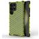 Mobigear Honeycomb Samsung Galaxy S24 Ultra Hoesje Hardcase Backcover Shockproof - Groen