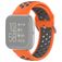 Mobigear Sport Plus Buckle Siliconen Fitbit Versa 2 Bandje Gespsluiting - Oranje / Grijs