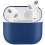 Mobigear Colors Apple AirPods 3 Hoesje Flexibel Siliconen - Donkerblauw