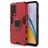 Mobigear Armor Ring OnePlus Nord 2 Hoesje Hardcase Backcover Shockproof met Ringhouder - Rood
