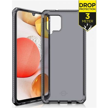 ITSkins SpectrumClear Samsung Galaxy A42 Hoesje Flexibel TPU Backcover Shockproof - Smoke
