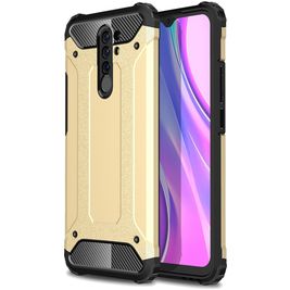 Mobigear Outdoor Xiaomi Redmi 9 Hoesje Hardcase Backcover Shockproof - Goud