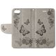 Mobigear Butterfly iPhone SE (2022) Hoesje Bookcase Portemonnee - Grijs