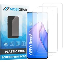 Mobigear OPPO Reno 8 Pro Screenprotector Folie - Case Friendly (3-Pack)